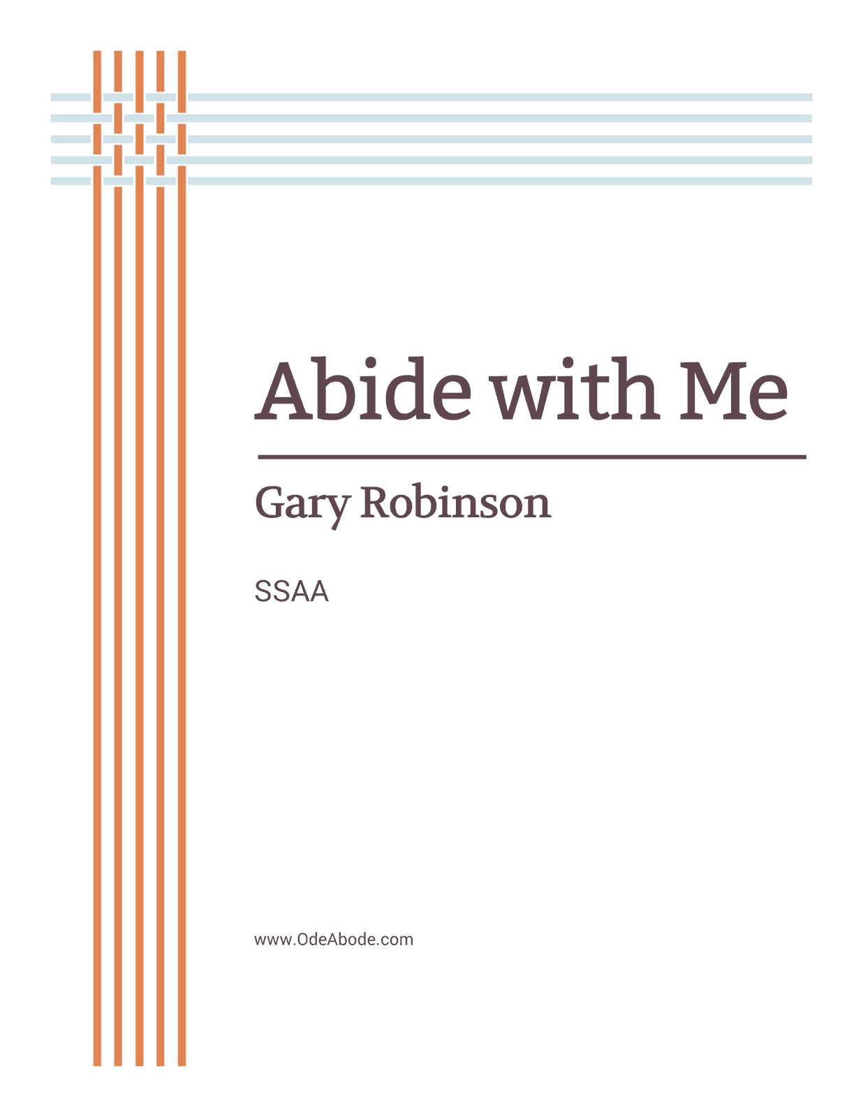 Abide with Me (SSAA) cover