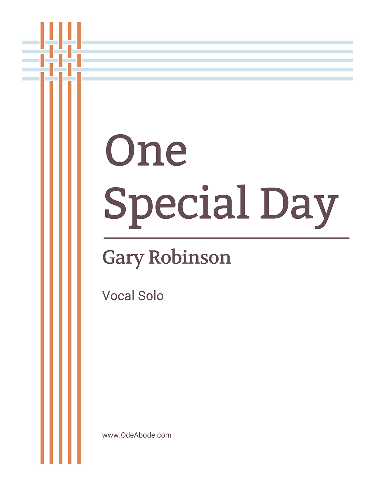 One Special Day cover